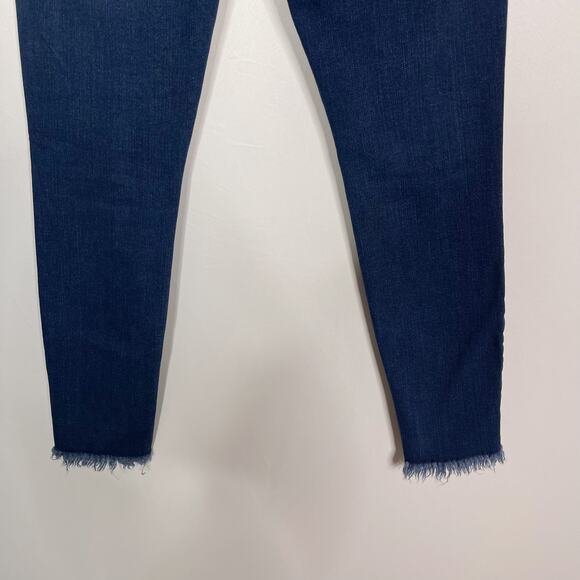 Frame Womens 28 Le Skinny De Jean Crop Skinny Jeans with Shredded Hem in Cantine - Picture 7 of 11